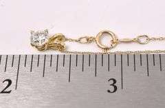 Glittery Approx. 0.35 CTW Diamond Pendant Necklace In 14K Yellow Gold