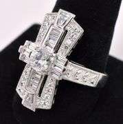 CZ Ring In Sterling Silver