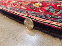 Authentic  Persian Sarouk Rug 4'.3"X6'.9"