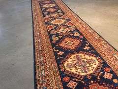 Exquisite Fine Super Kazak Runner 2.7x10.5