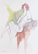 Tarkay Matted Art Print
