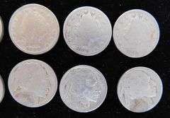 12 U.S. Buffalo & V Nickels