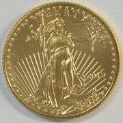 Pristine Superb Gem BU 2015 $5 American Gold Eagle coin