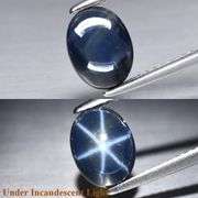 Excellent 1.54ct royal blue Star Sapphire
