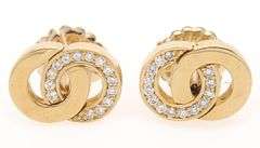 0.25ctw Diamond Double Circle Stud Earrings in 14K and 18K