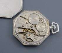 Exceptional 1924 Waltham 14K WG Pocket Watch