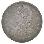 1833 Capped Bust Half Dollar O-115 R5+
