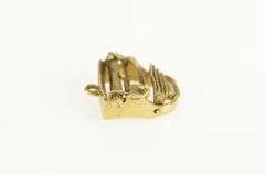 14K Yellow Gold Articulated Typewriter Author Journalism Charm/Pendant