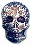 2 oz .999 FINE SILVER SKULL