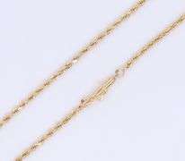 Popular Yellow Gold Rope Chain Necklace