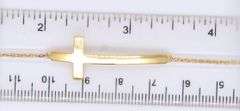 Stunning 18kt Yellow Gold Cross Bracelet