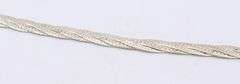 Italian Sterling Silver Braided Necklace