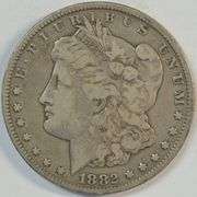 Key date 1882-CC Morgan Silver Dollar. Scarce