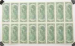 Lot (16) 1976 Star Error $2 Chicago, IL United States FRN Uncut Sheet