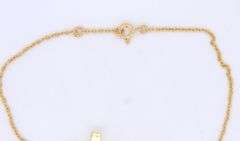 Stunning 18kt Yellow Gold Cross Bracelet
