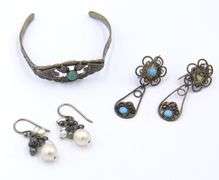 Lot of 925 Sterling Silver Mixed Pieces Jewelry