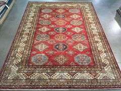 Exquisite Fine Geometric Super Kazak Rug 9x12
