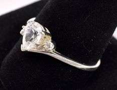 CZ Ring In Sterling Silver