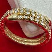 BRAND NEW LADIES DIAMOND FLEXIBLE RING