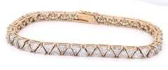 925 Sterling Silver Cubic Zirconia Tennis Bracelet