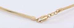 What an Incredible Yellow Gold Necklace with Amethyst and Diamond Accent