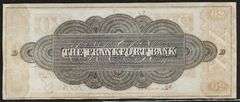 Crisp Exceptional 1800's $20 Note Frankfort Bank Of Frankfort Maine!