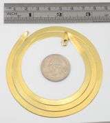 Reflective 18k Italian Made Herringbone Necklace