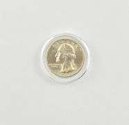 1964-D Washington Quarter Orig. Binion Silver Hoard Sampler 49/400 COA