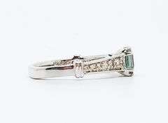 Rare Tourmaline & Diamond Ring in 14kt Solid Gold