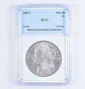 MS63 1886-O Morgan Silver Dollar - Graded NNC