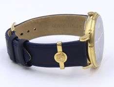 Versace V Circle Blue 38mm Quartz Watch