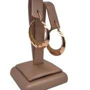 14K ROSE GOLD HOOP EARRINGS