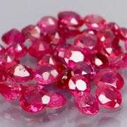 Premium 3.72ct 45 piece round cut Ruby set