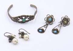 Lot of 925 Sterling Silver Mixed Pieces Jewelry