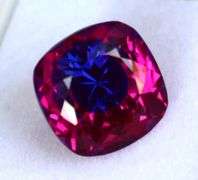 RARE-UNHEATED-UNTREATED-NATURAL-BI-COLOR- 11.00 CARAT PITAMBARI SAPPHIRE LOOSE GEMSTONE!