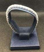 20.0+CARAT OVAL-CUT DIAMOND TENNIS BRACELET IN 18KT SOLID WHITE GOLD- YES MA'AM!!