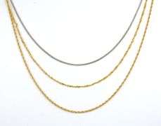 Useful Group of 3 14k Pendant Necklaces