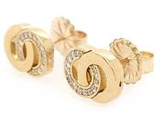 0.25ctw Diamond Double Circle Stud Earrings in 14K and 18K