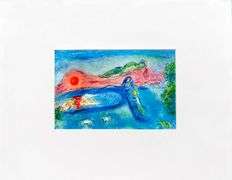 Marc Chagall Matted Art Print