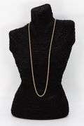 22k Yellow Gold Plated Sterling Silver Diamond-Cut Rope Chain 3.3mm Solid 925 Italy New Necklace 30"