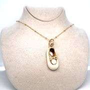 Michael Anthony 14K YELLOW GOLD PENDANT WITH ENAMEL SHOE CHARM
