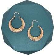 14K ROSE GOLD HOOP EARRINGS