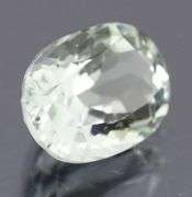 Brilliant 5.38ct platinum green Amethyst
