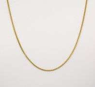 Useful 18k Box Link Necklace