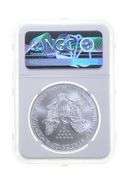 MS68 MINT ERROR 2000 American Silver Eagle REV Struck Thru Graded NGC