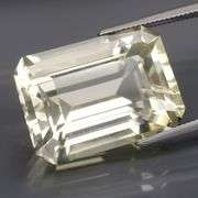 Stunning! 16.17ct emerald cut Yellow Citrine