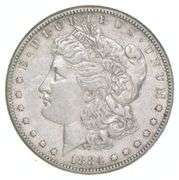 1884-S Morgan Silver Dollar