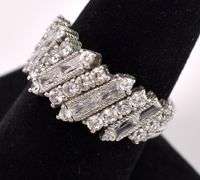 CZ Ring In Sterling Silver