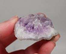 Beautiful 285ct Amethyst crystal formation in matrix