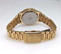 Citizen Women's Em0232-54p Eco-Drive Swarovski Crystals Champagne Dial Gold Tone Steel Bracelet